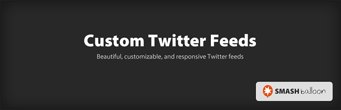 Custom Twitter Feeds - Twitterタイムラインを表示できるプラグイン